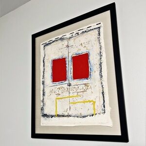 James Coignard Vintage Carborundum Original Texutered Signed & Framed Art Work